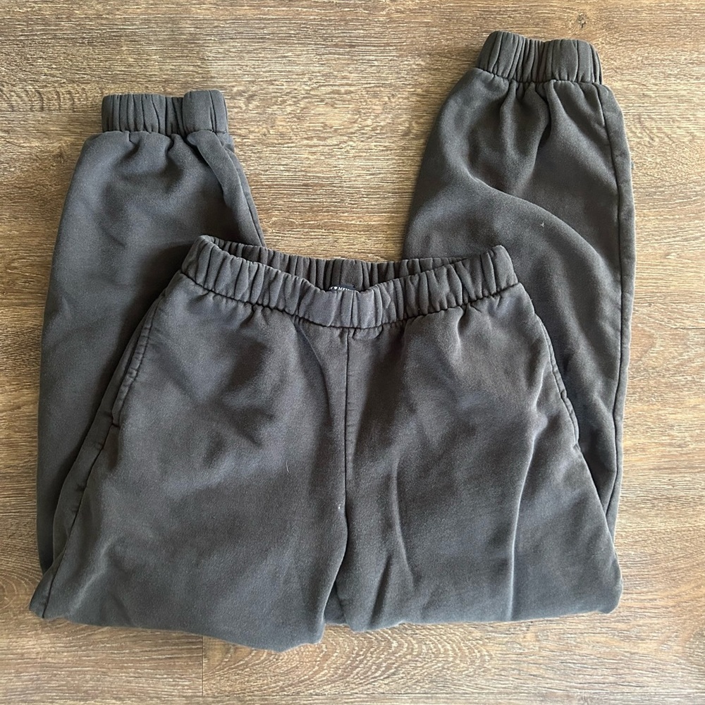 brandy melville black rosa sweatpants